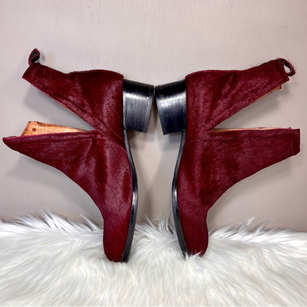 JEFFREY CAMPBELL  Burgundy Boots - Picture 7 of 8